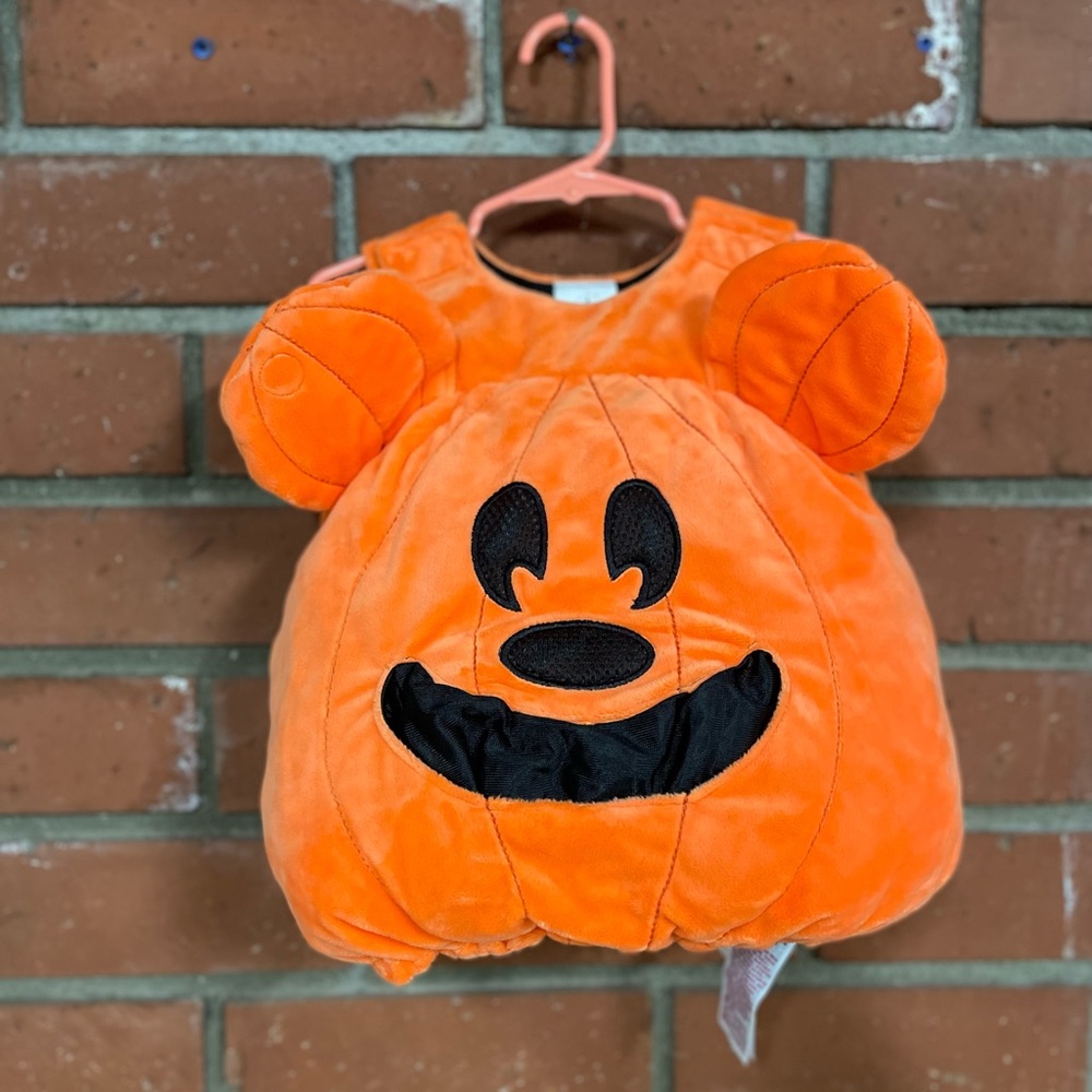 Mickey Mouse Pumpkin Light-Up treat holding Costume for Toddlers